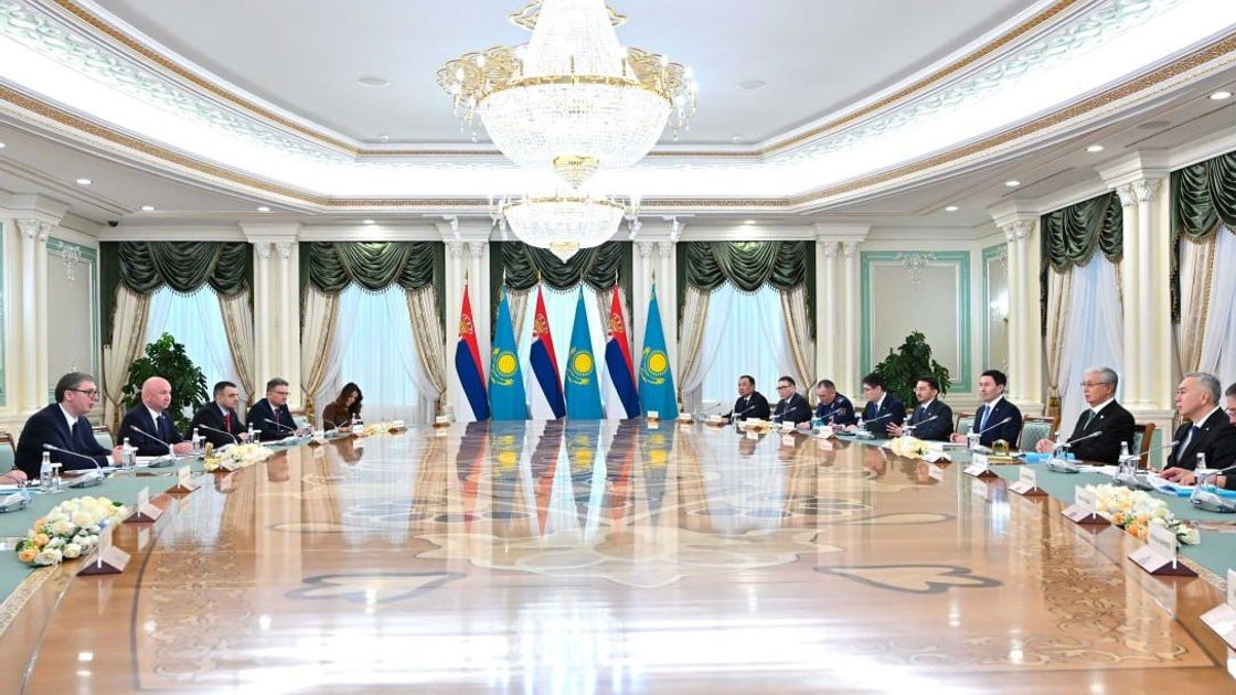 Переговоры Токаева с Вучичем