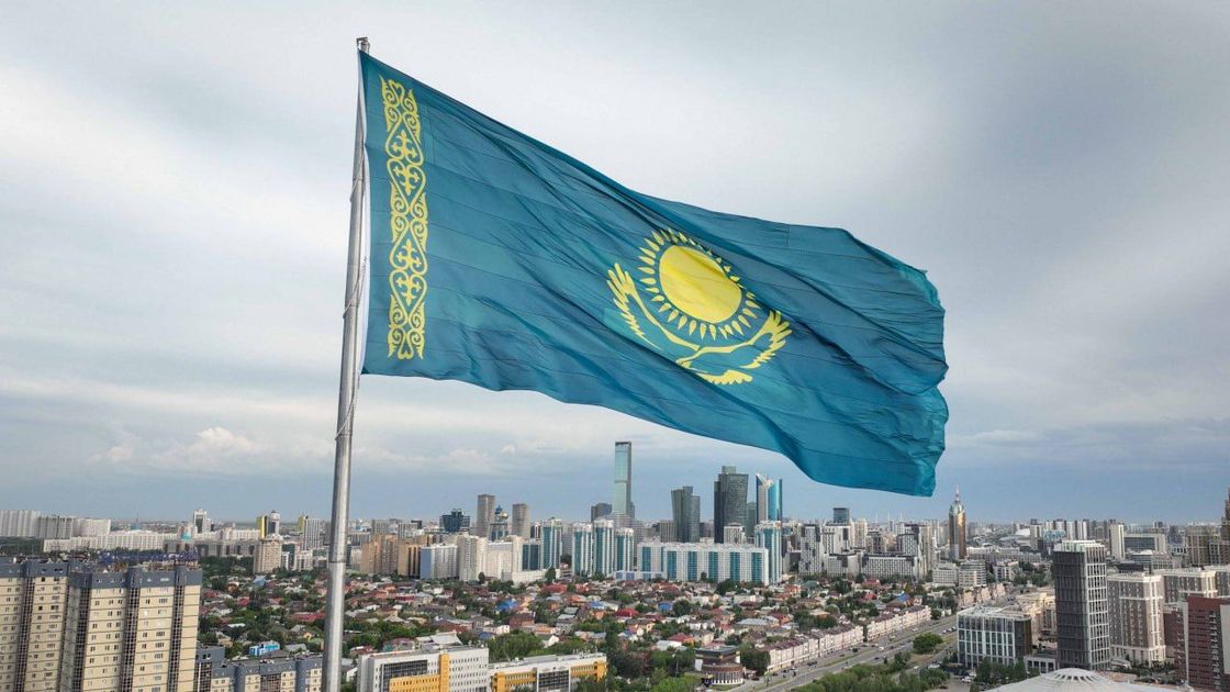 Флаг Казахстана