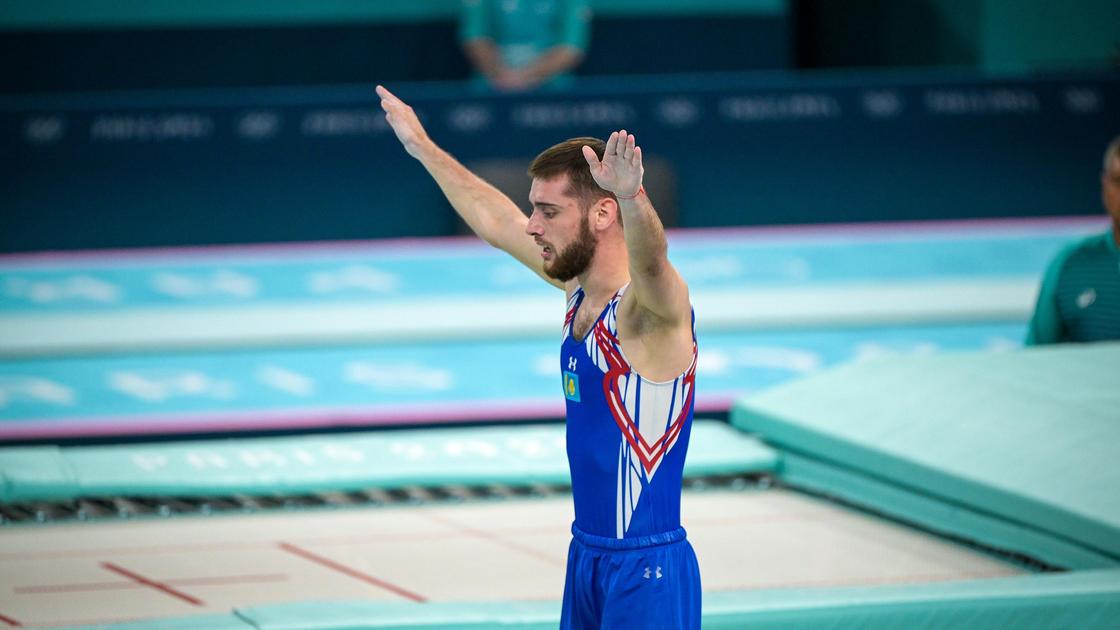 Казахстанский батутист Данил Мусабаев