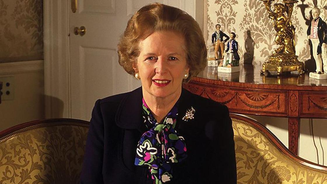 Маргарет Тэтчер в резиденции премьер-министра Великобритании