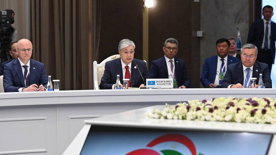 Президент Казахстана Касым-Жомарт Токаев на IV Консультативной встрече глав государств Центральной Азии