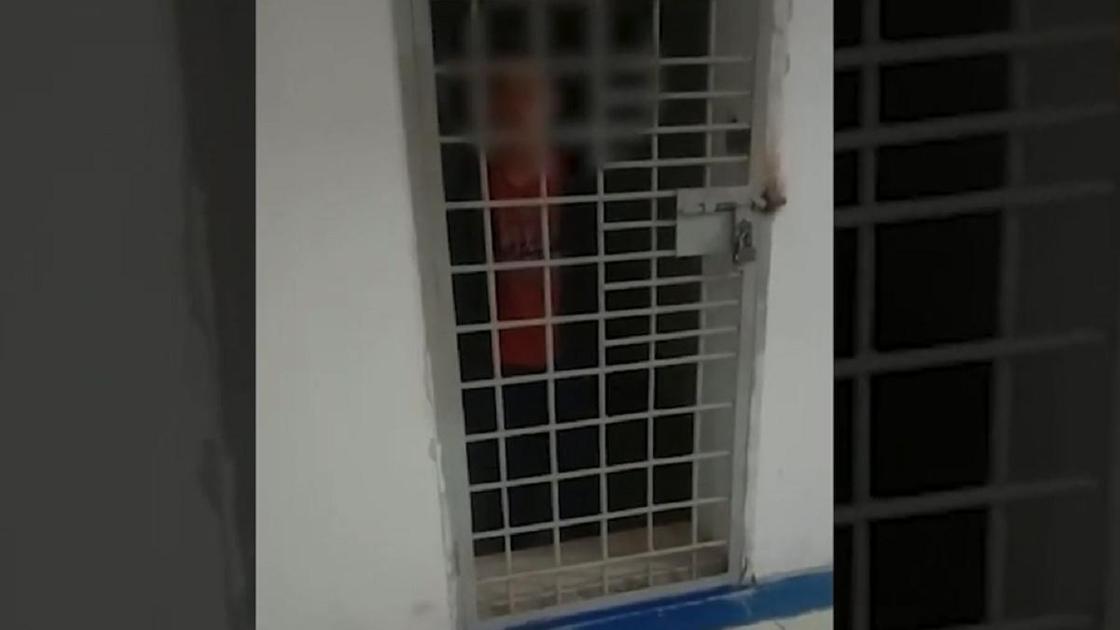 Задержанный водитель в полицейском участке