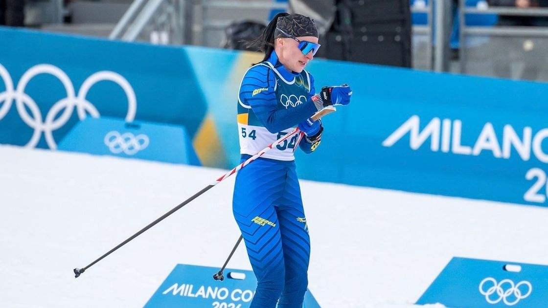 Казахстанская лыжница Надежда Степашкина