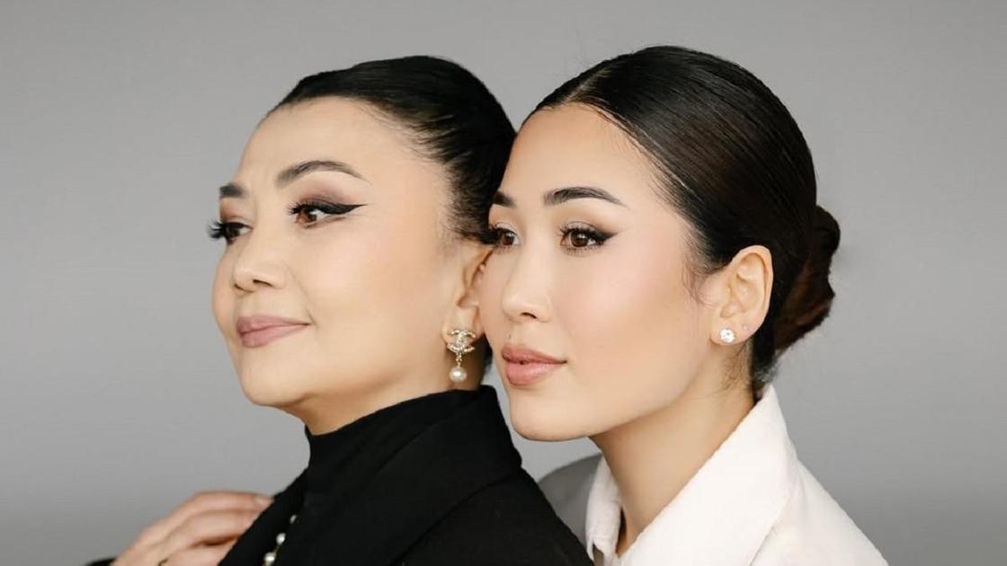 Данагуль Темирсултанова и Айым Сейтметова