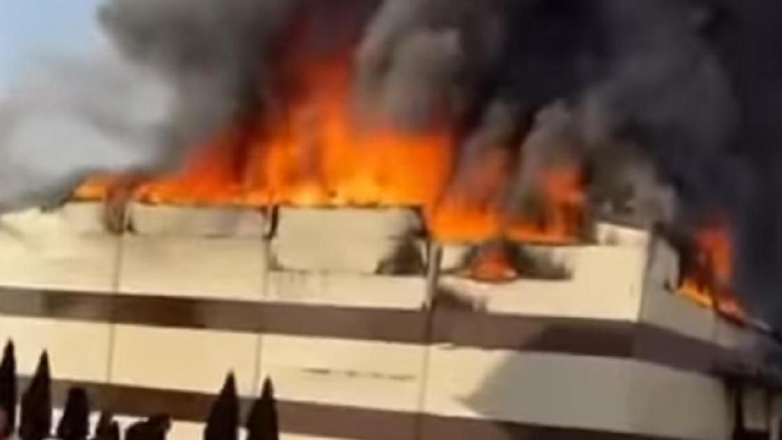 Пожар в Боралдае