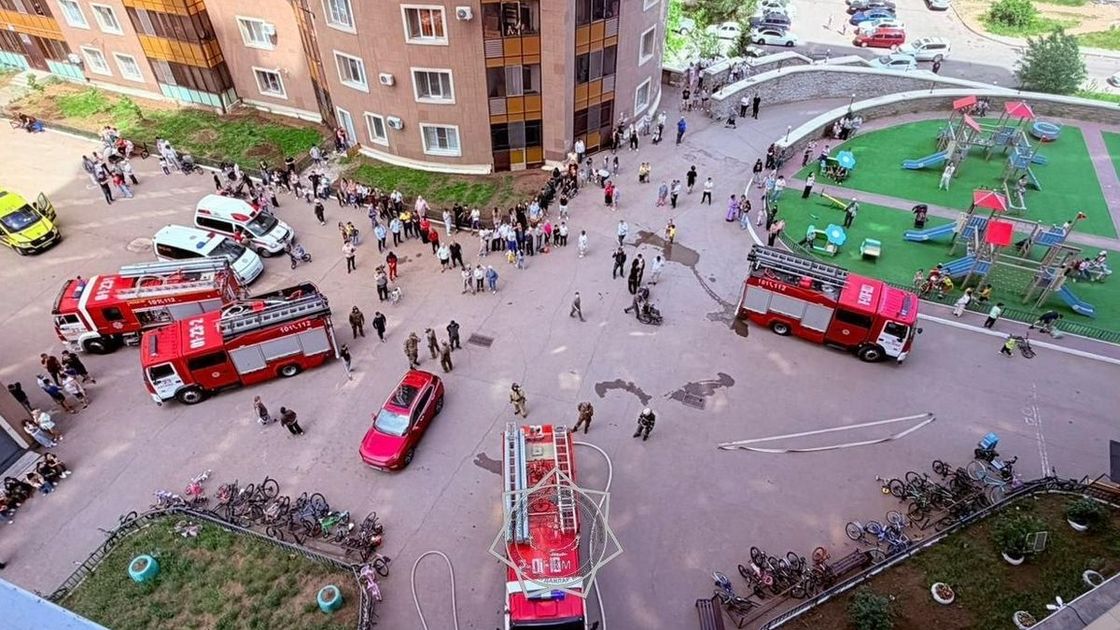 Пожар в Астане