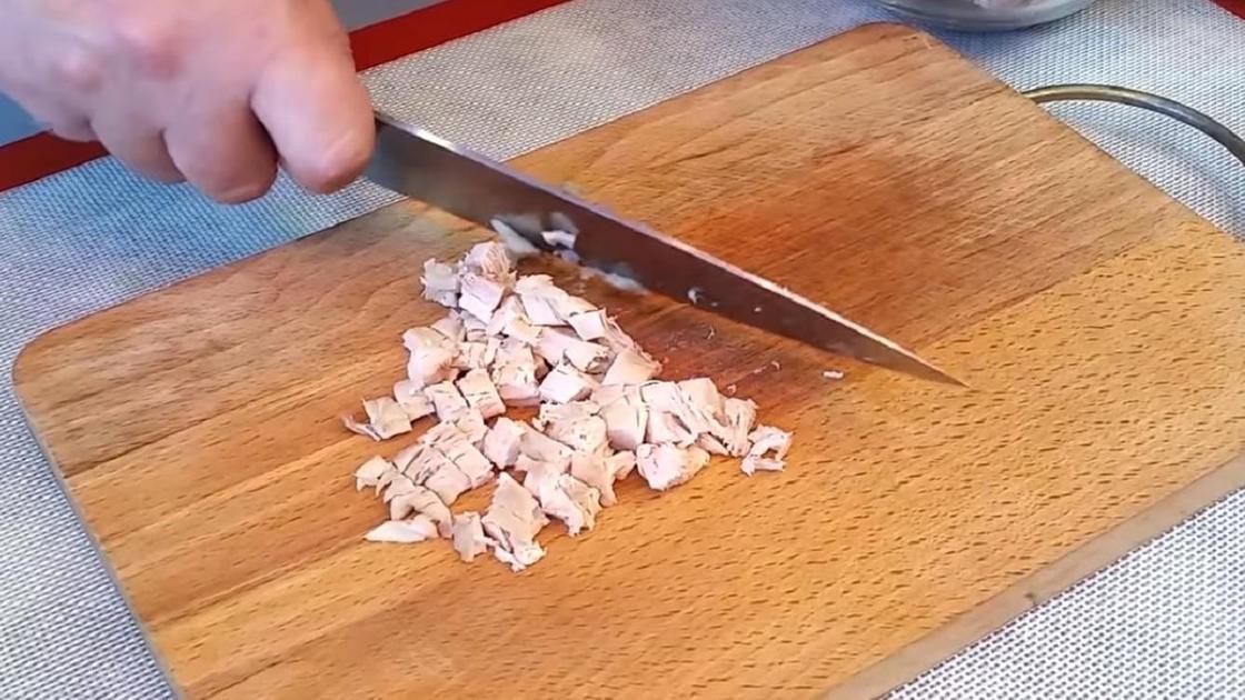 Нарезка куриного филе