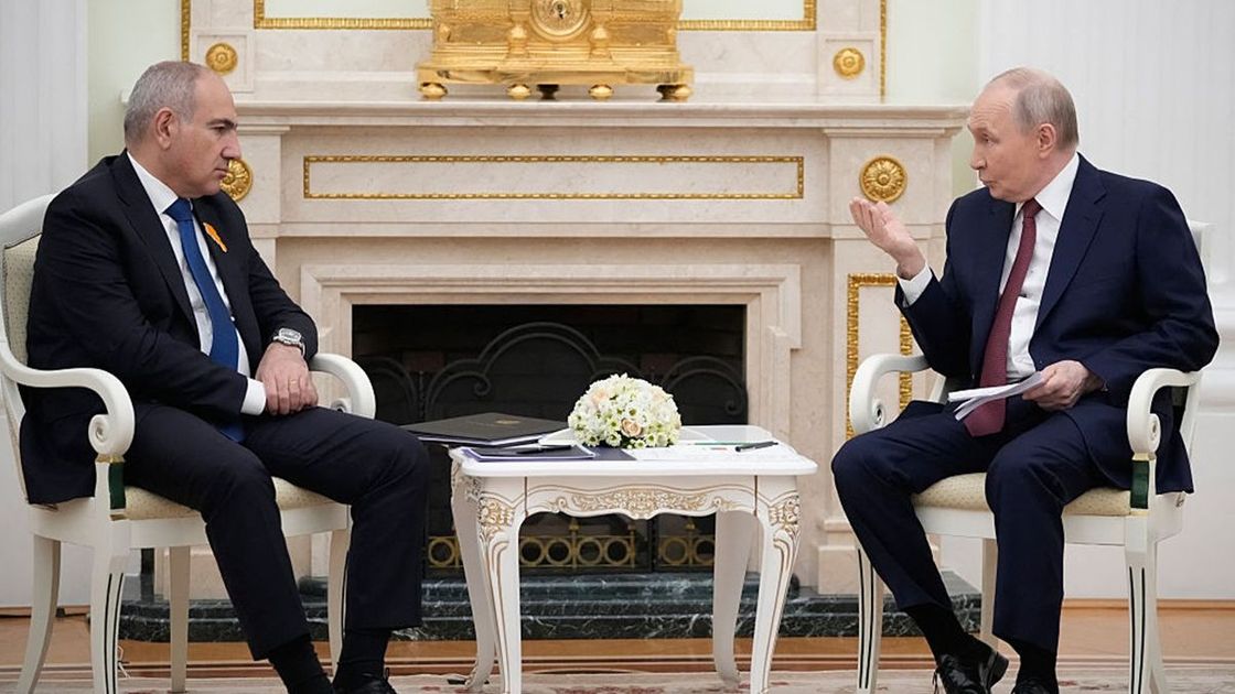 Владимир Путин и Никол Пашинян