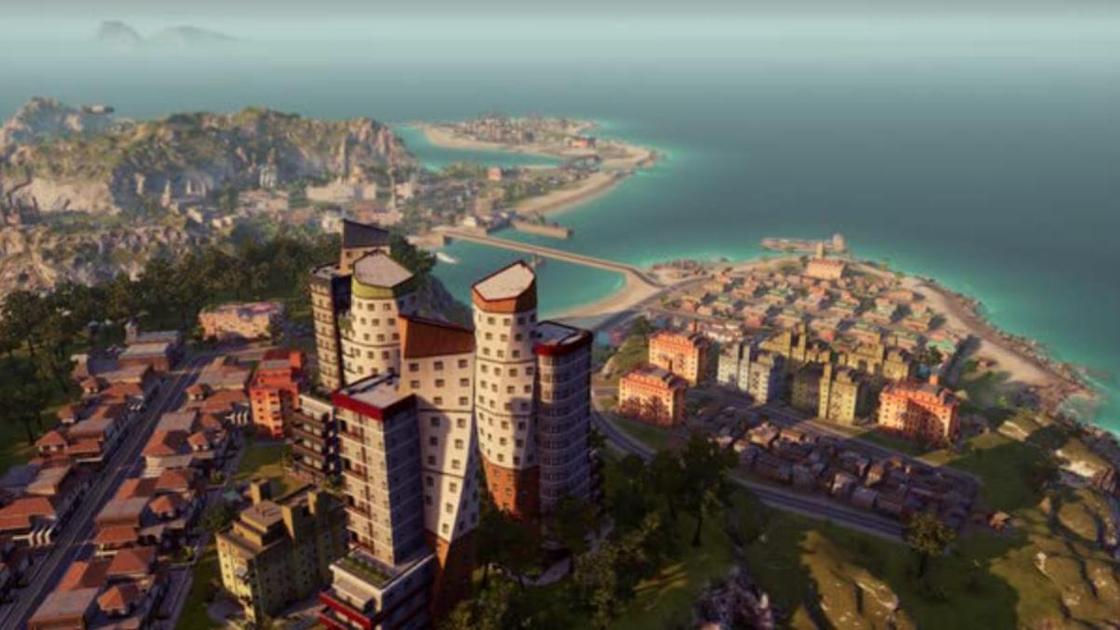 Кадр из видеоигры Tropico 6