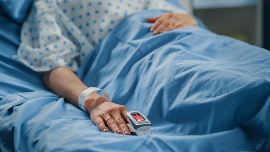 Пациентка в больнице