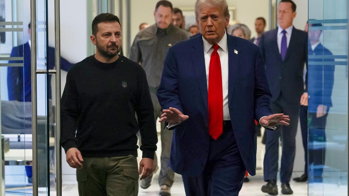 Дональд Трамп и Владимир Зеленский
