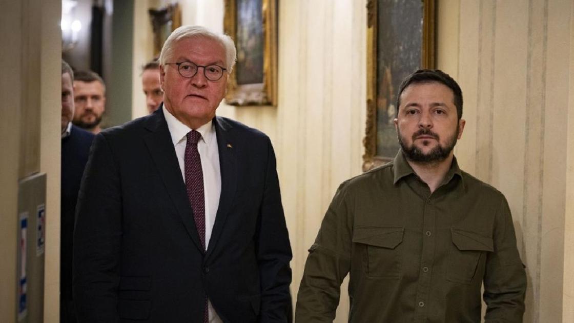 Франк-Вальтер Штайнмайер и Владимир Зеленский