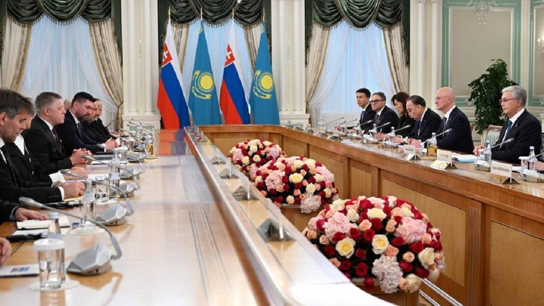 Переговоры с участием Токаева и Фицо