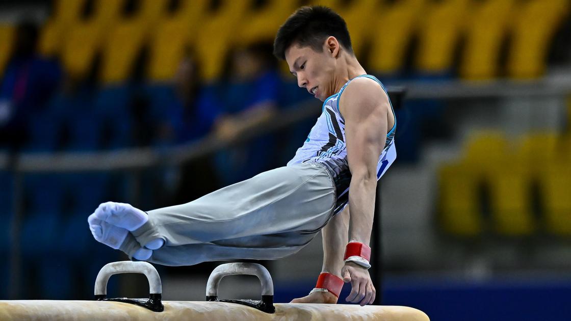 Казахстанский гимнаст Зейнолла Идрисов