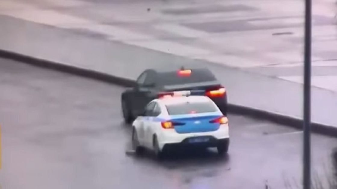 Задержание водителя в Астане