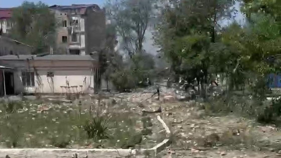 Взрыв в Шымкенте