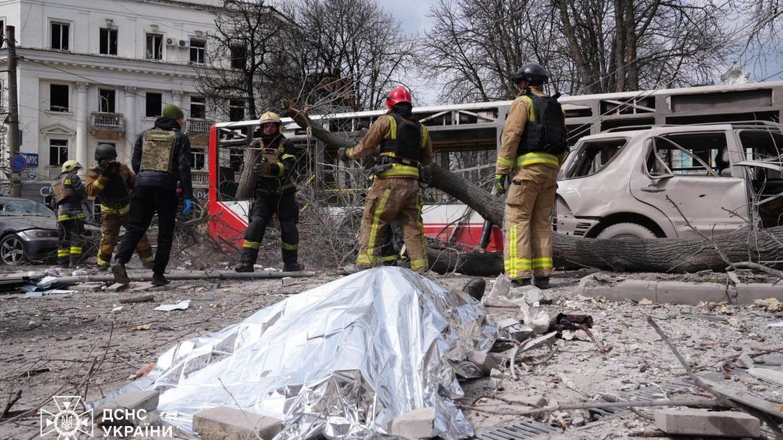 Последствия удара по Сумам