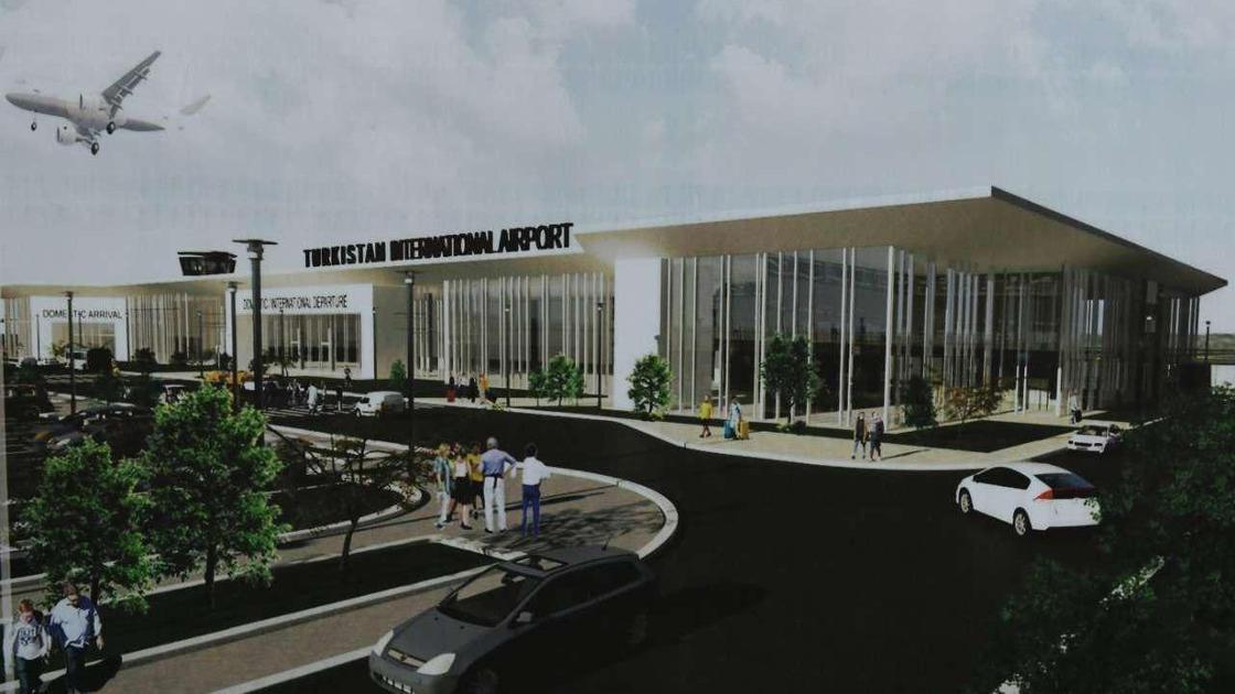 Проект аэропорта в Туркестане