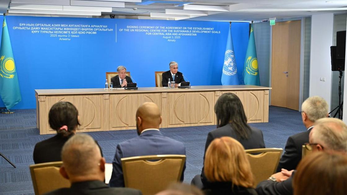 Касым-Жомарт Токаев и Антониу Гутерриш
