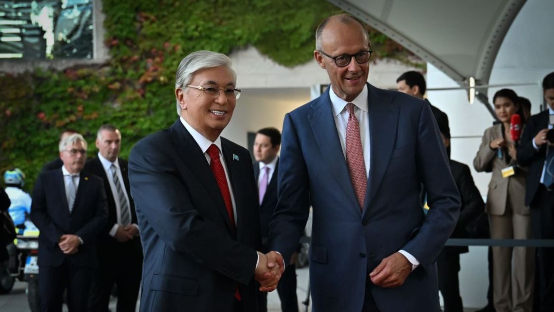 Касым-Жомарт Токаев и Фридрих Мерц