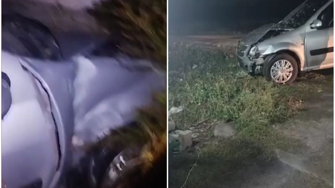 Автомобиль попал в аварию