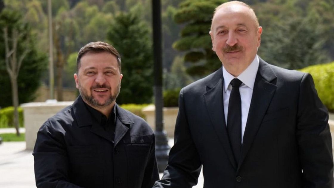Владимир Зеленский и Ильхам Алиев