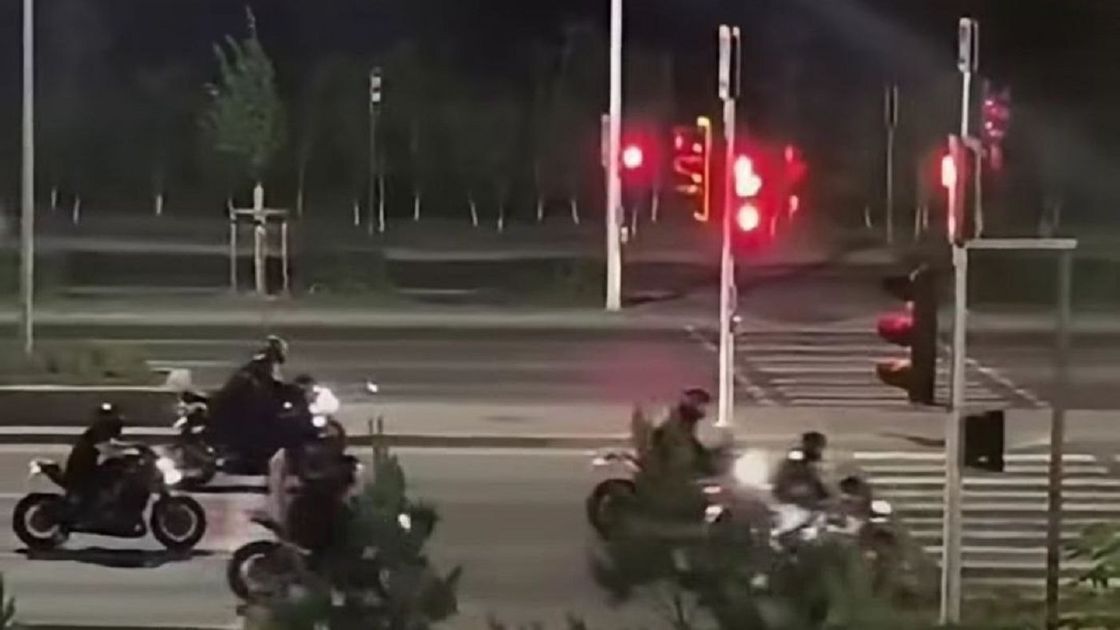 Мотоциклисты в Астане