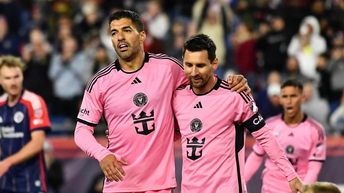 Луис Суарес и Лионель Месси