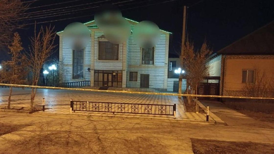 Место драки в Кызылорде