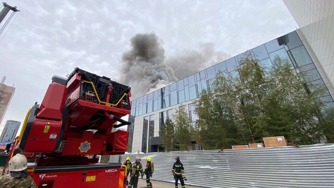Пожар в Астане