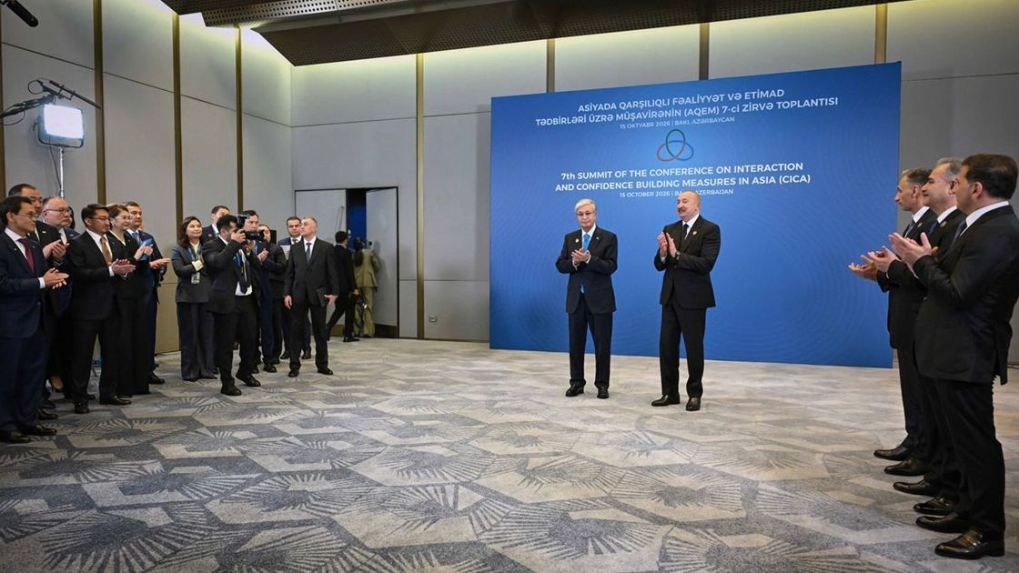 Касым-Жомарт Токаев и Ильхам Алиев
