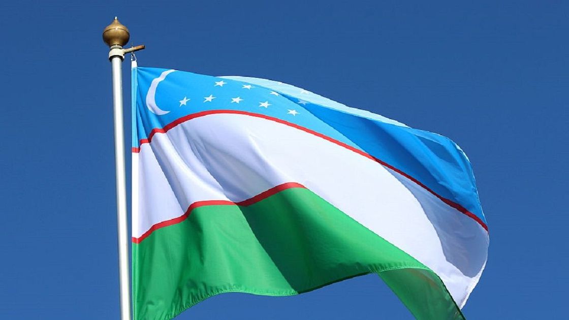 Флаг Узбекистана