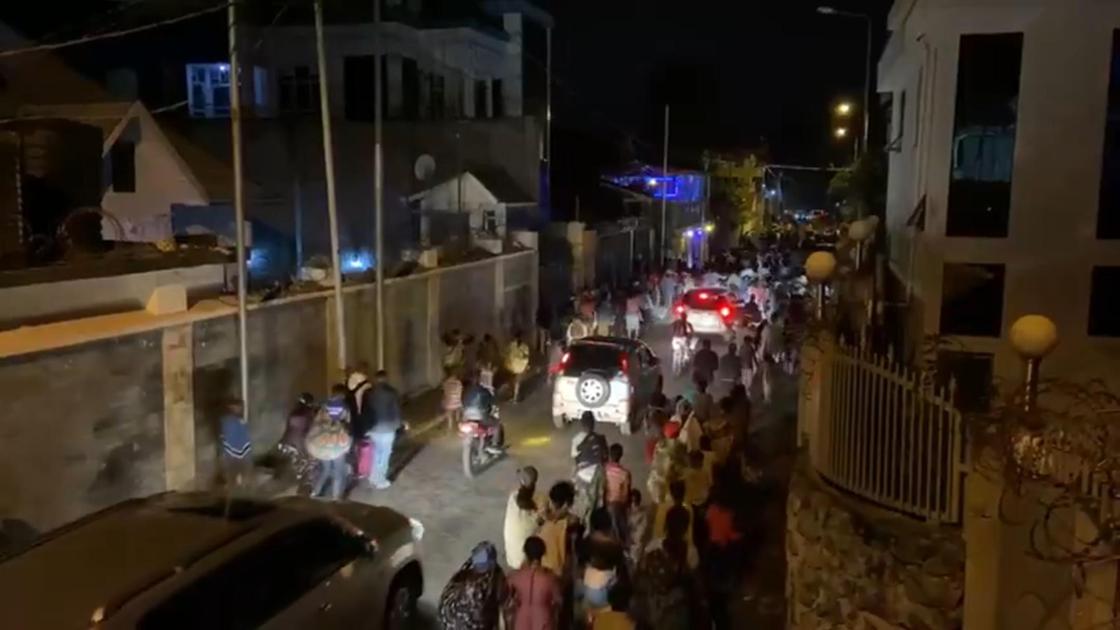 Жители Гомы покидают город