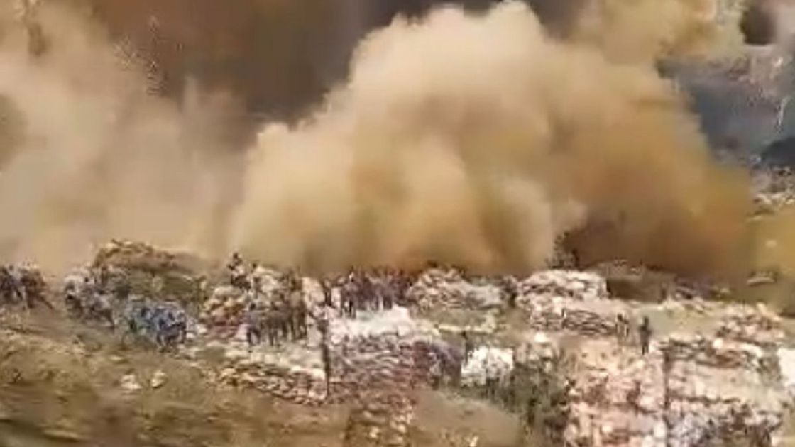 Обрушение шахты в Конго