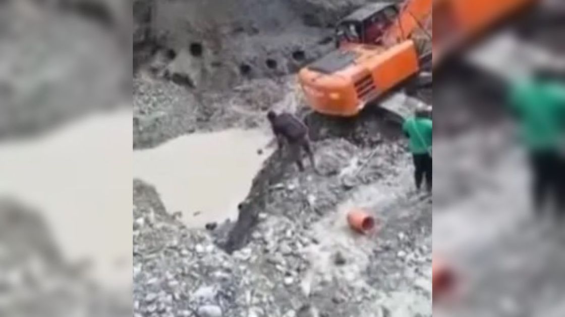 Обрушение шахты