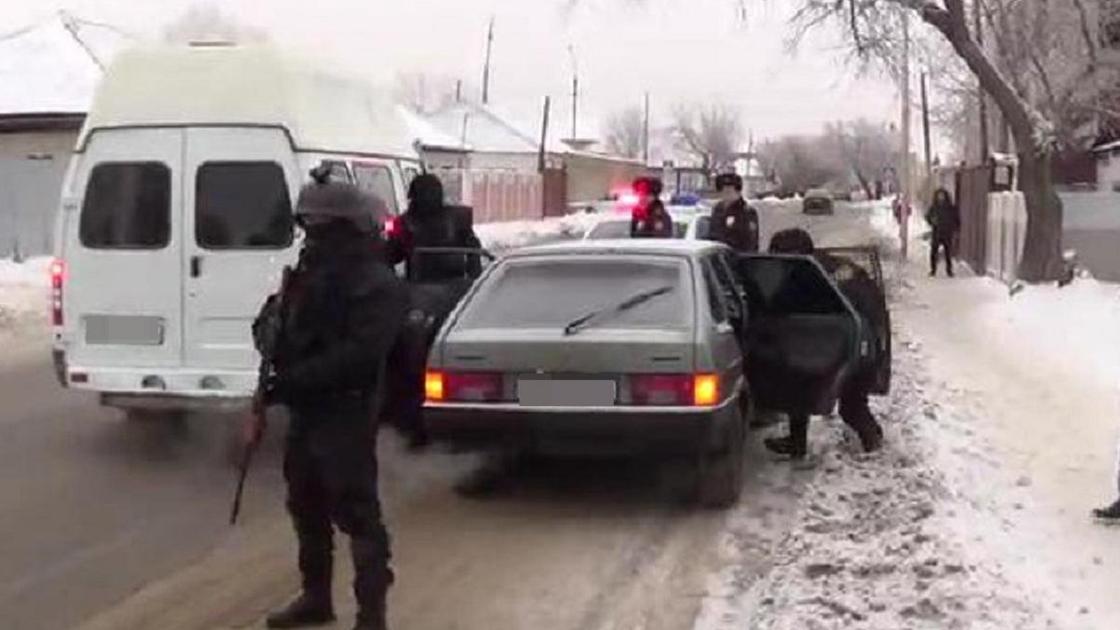Задержание подозреваемого в убийстве в Павлодаре