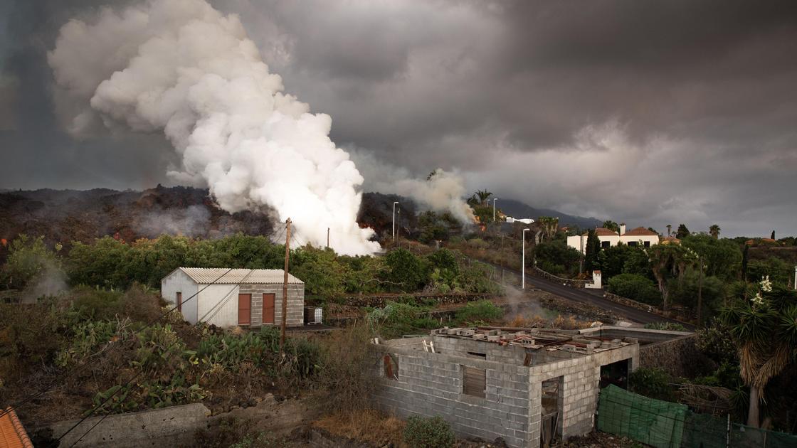 Последствия извержения вулкана на острове Ла-Пальма