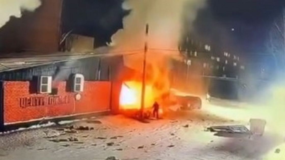 Взрыв в кафе в Щучинске