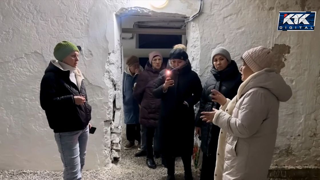 Жители многоэтажки в Таразе