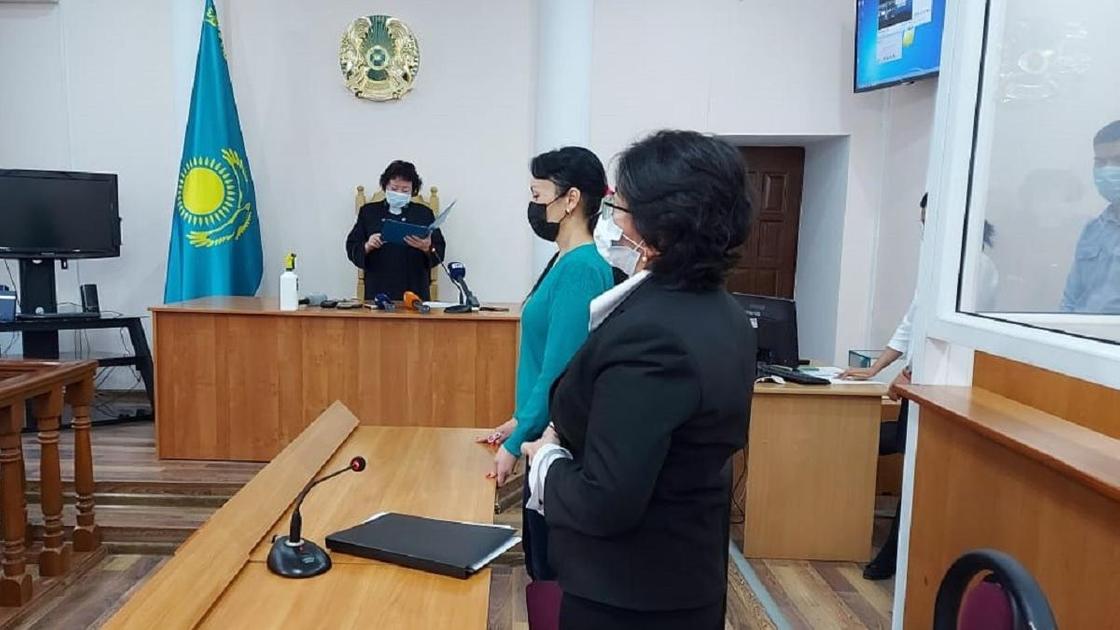 Ираида Ислямгалиева на суде по делу о захвате ее в заложницы