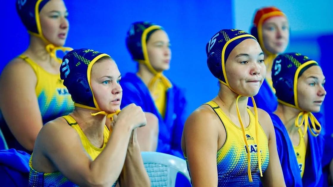Женская сборная Казахстана по водному поло на ЧА-2025