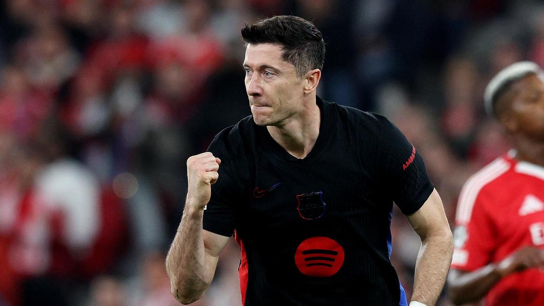 Польский футболист Роберт Левандовский