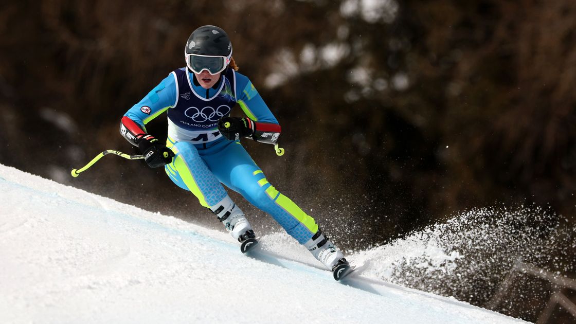 Казахстанская горнолыжница Александра Скороходова