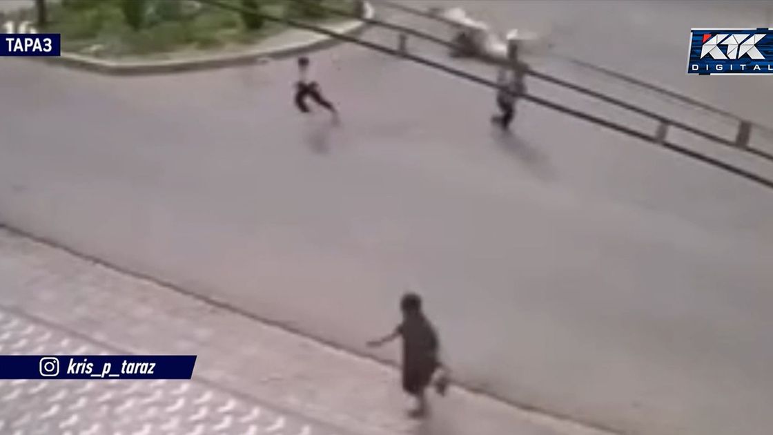 ДТП с лошадью в Таразе