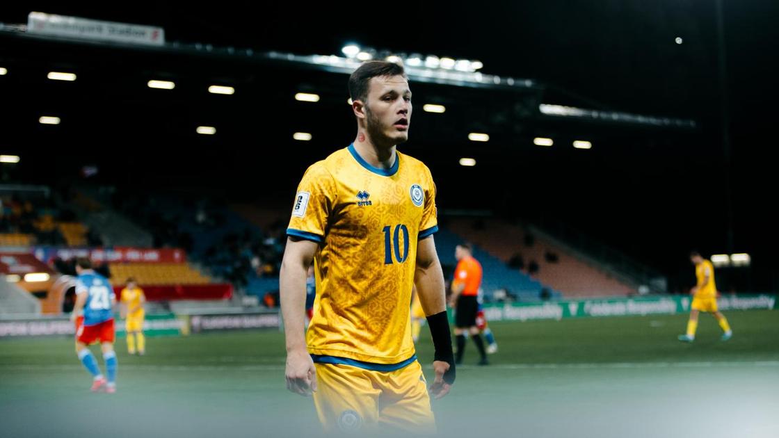 Казахстанский футболист Максим Самородов