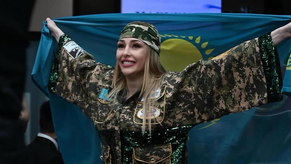 Казахстанская боксер Ангелина Лукас