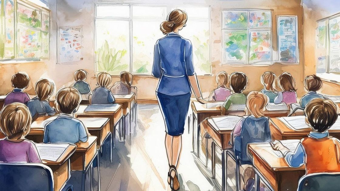 Учитель в классе