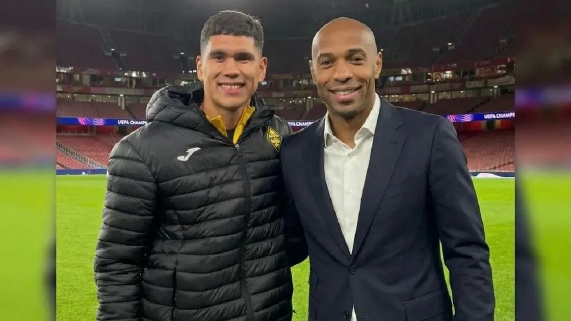 Темирлан Анарбеков и Тьери Анри