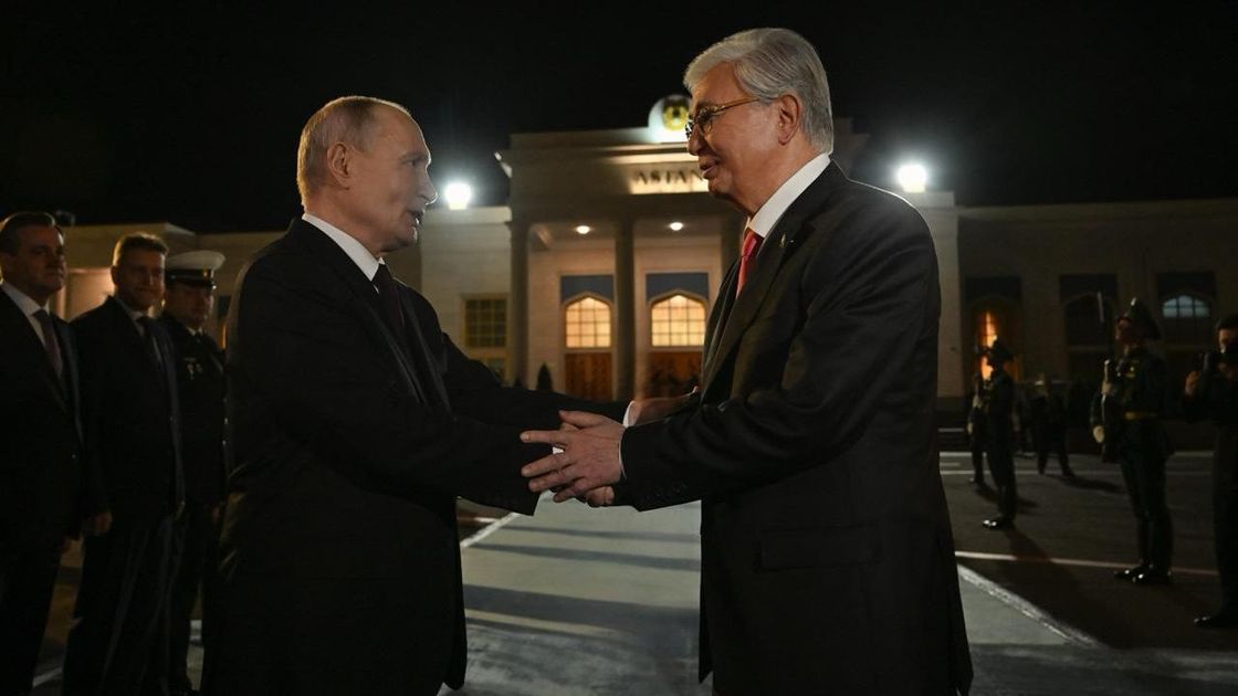 Касым-Жомарт Токаев и Владимир Путин
