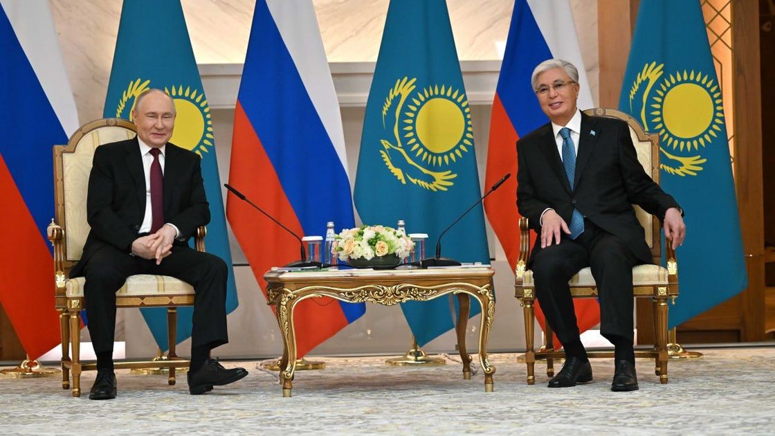 Владимир Путин и Касым-Жомарт Токаев